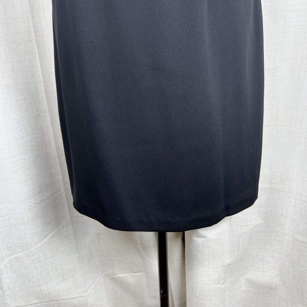 NEW! Vintage Tailor‎ B Moss Black Pencil Skirt Size 10 Preppy Dark Academia USA - Picture 3 of 11